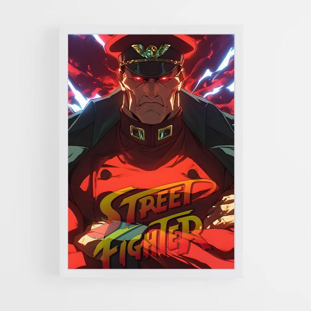 Poster Le Frappeur Roux – affiche Street Fighter (vue 3)